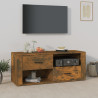 Szafka pod telewizor, przydymiony dąb, 100x35x40 cm