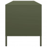 Szafka RTV, oliwkowa, 135x39x43,5 cm, stal walcowana na zimno