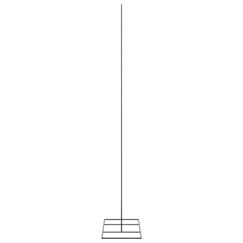 Metalowa choinka świąteczna, do dekoracji, czarna, 180 cm