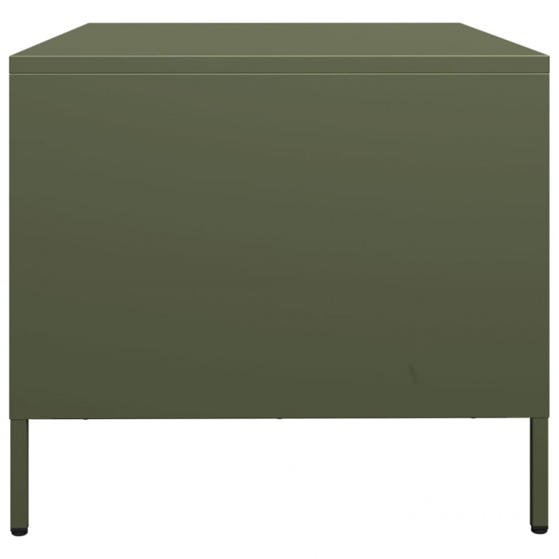 Szafka RTV, oliwkowa, 68x50x43,5 cm, stal walcowana na zimno
