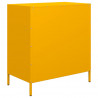 Szafka, musztardowa, 68x39x73,5 cm, stal walcowana na zimno