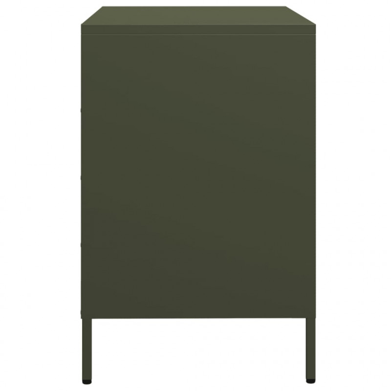 Szafka, oliwkowa, 68x39x58,5 cm, stal walcowana na zimno
