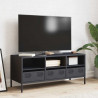 Szafka RTV, antracyt, 101,5x39x43,5 cm, stal walcowana na zimno