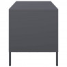 Szafka RTV, antracyt, 101,5x39x43,5 cm, stal walcowana na zimno