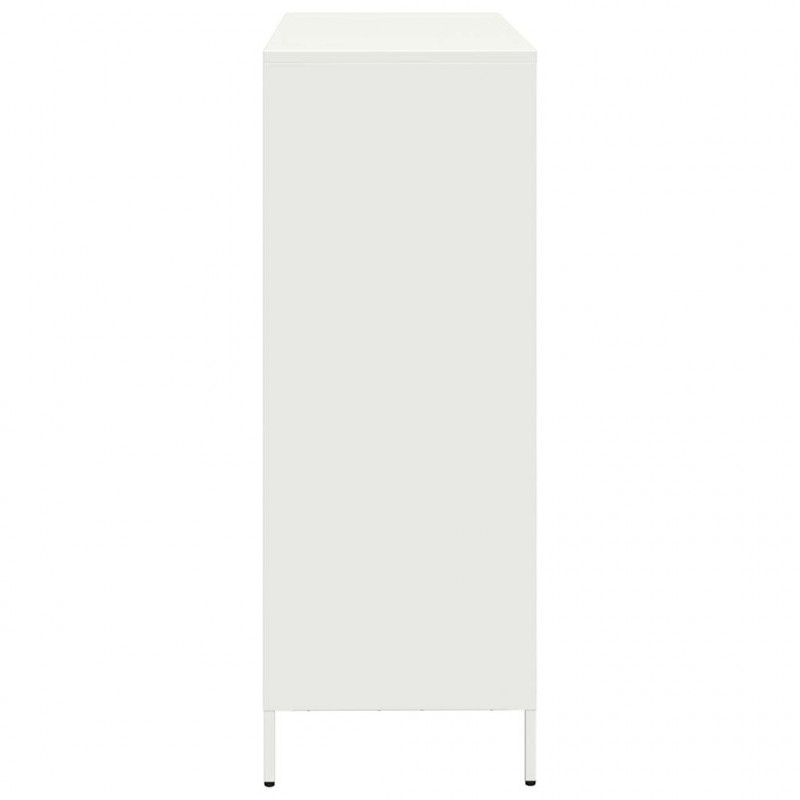 Szafka, biała, 101,5x39x103,5 cm, stal