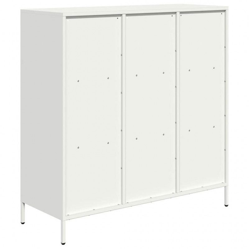 Szafka, biała, 101,5x39x103,5 cm, stal