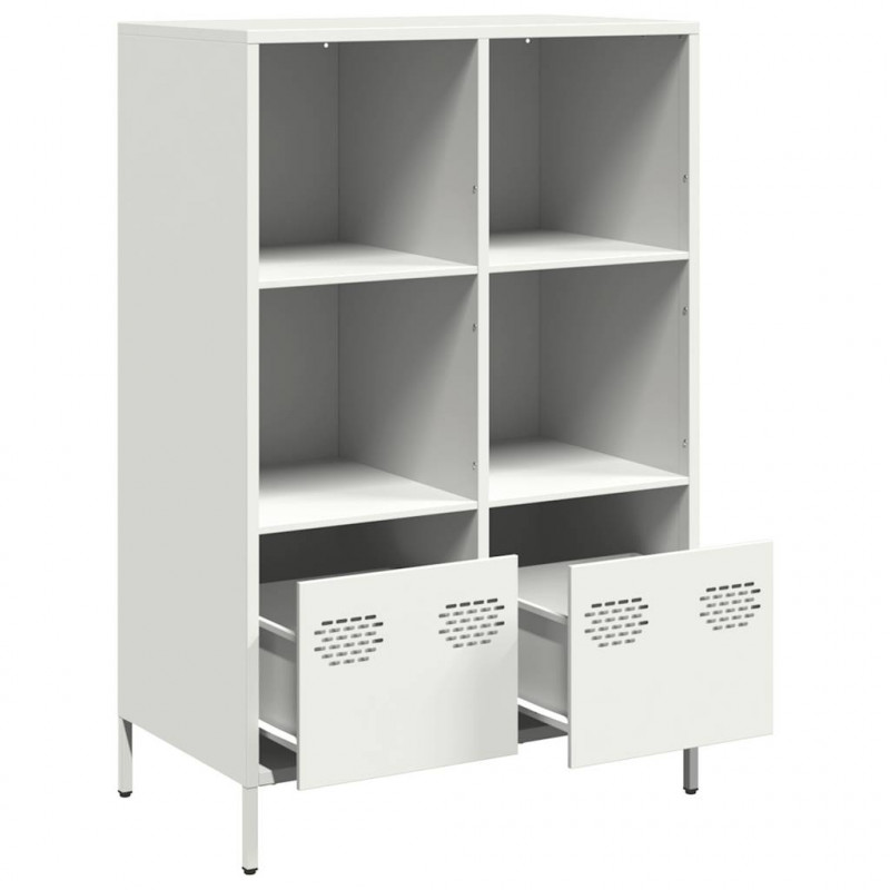 Szafka, biała, 68x39x103,5 cm, stal