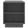 Szafka pod telewizor, szara, 110x35x40,5cm, lite drewno sosnowe