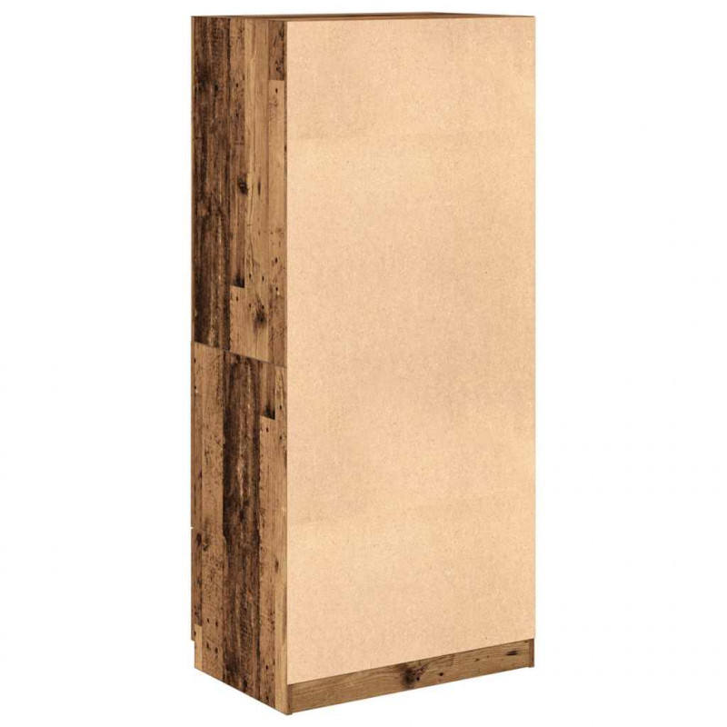 Szafa, stare drewno, 80x52x180 cm, materiał drewnopochodny