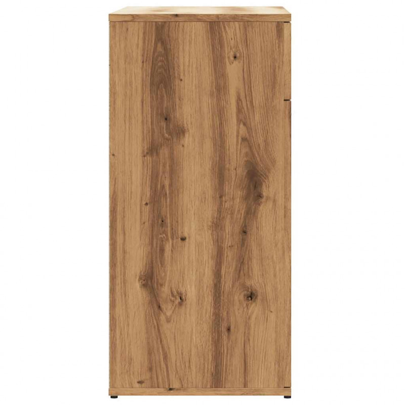 Szafka, dąb artisan, 80x36x75 cm, materiał drewnopochodny