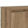 Szafka pod TV z oświetleniem LED, dąb artisan, 120x30x36 cm