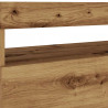 Szafka pod TV z oświetleniem LED, dąb artisan, 75x35x40 cm