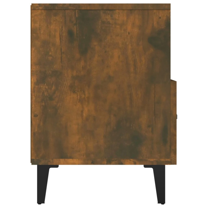 Szafka pod telewizor, przydymiony dąb, 80x36x50 cm