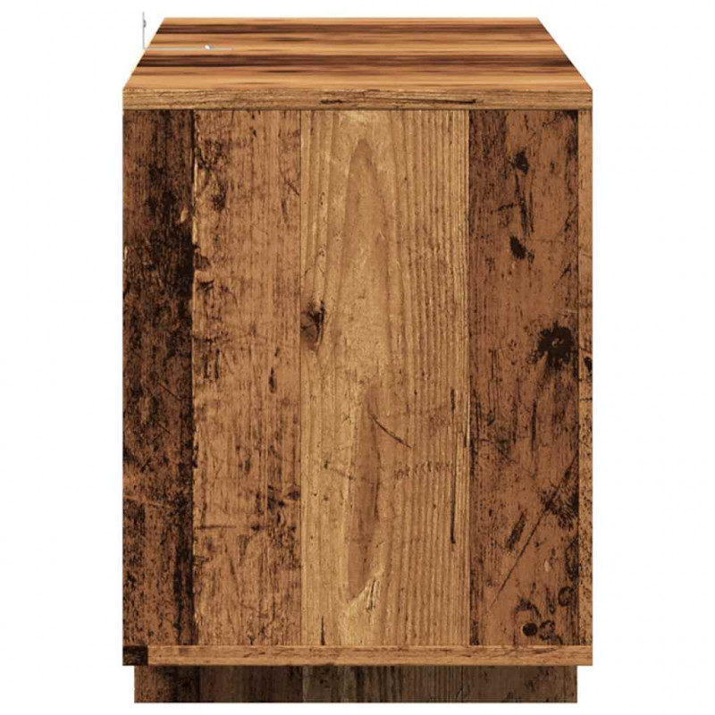 Szafka TV, stare drewno, 130x35x50cm, materiał drewnopochodny