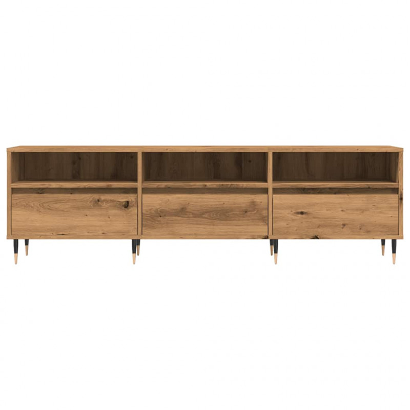 Szafka pod TV, dąb artisan, 150x30x44,5 cm