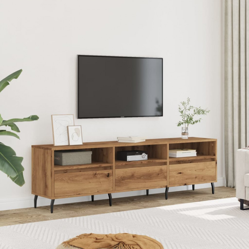 Szafka pod TV, dąb artisan, 150x30x44,5 cm