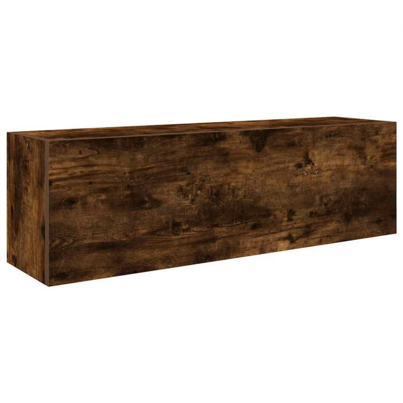 Wisząca szafka łazienkowa, przydymiony dąb, 100x25x30 cm