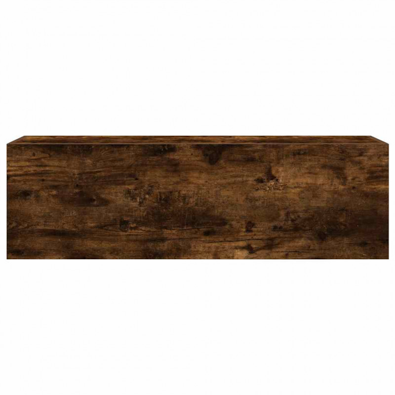Wisząca szafka łazienkowa, przydymiony dąb, 100x25x30 cm
