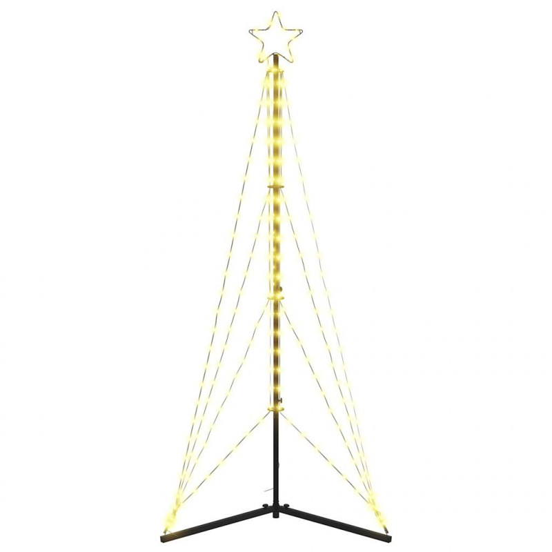 Lampki choinkowe, 363 ciepłych białych LED, 182 cm