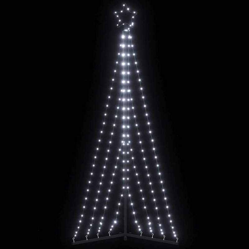 Lampki choinkowe, 339 zimnych białych LED, 187 cm