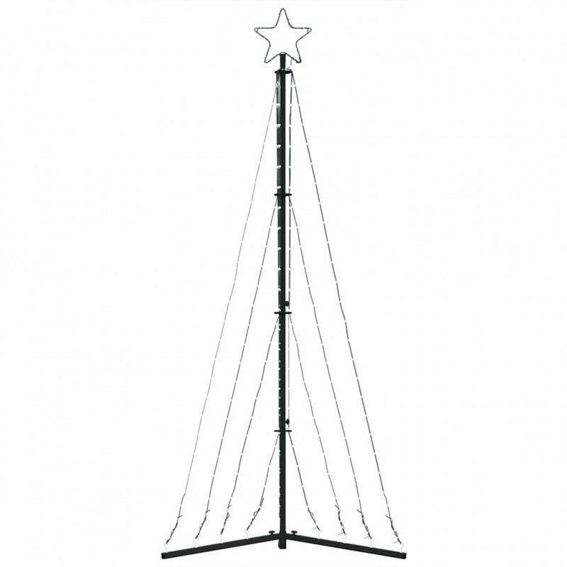 Lampki choinkowe, 339 zimnych białych LED, 187 cm