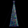 Stożkowa choinka z lampek, 1028 kolorowych LED, 403 cm