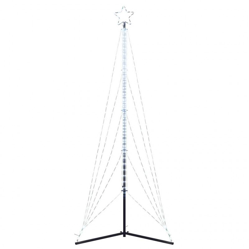 Lampki choinkowe, 525 zimnych białych LED, 302 cm