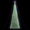 Stożkowa choinka z lampek, 1028 zimnych białych LED, 403 cm