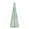 Stożkowa choinka z lampek, 1028 zimnych białych LED, 403 cm