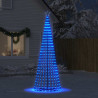 Stożkowa choinka z lampek, 475 niebieskich LED, 247 cm