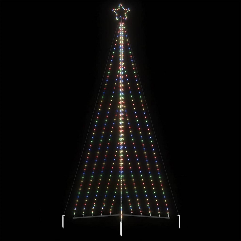 Lampki choinkowe, 570 kolorowych LED, 399 cm