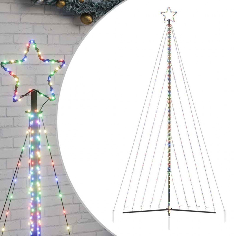 Lampki choinkowe, 570 kolorowych LED, 399 cm