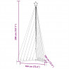 Lampki choinkowe, 570 kolorowych LED, 399 cm