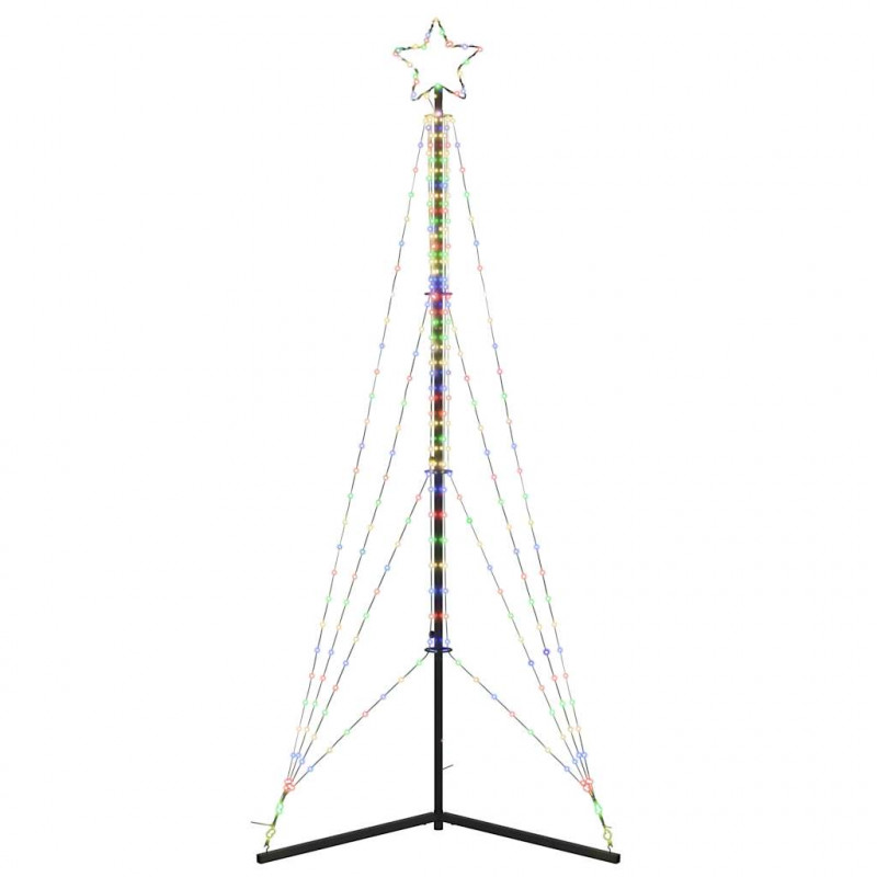 Lampki choinkowe, 483 kolorowych LED, 240 cm