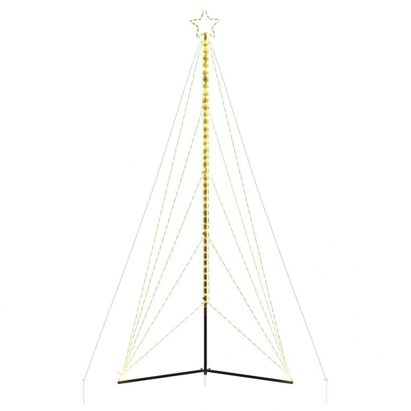 Lampki choinkowe, 615 ciepłych białych LED, 404,5 cm
