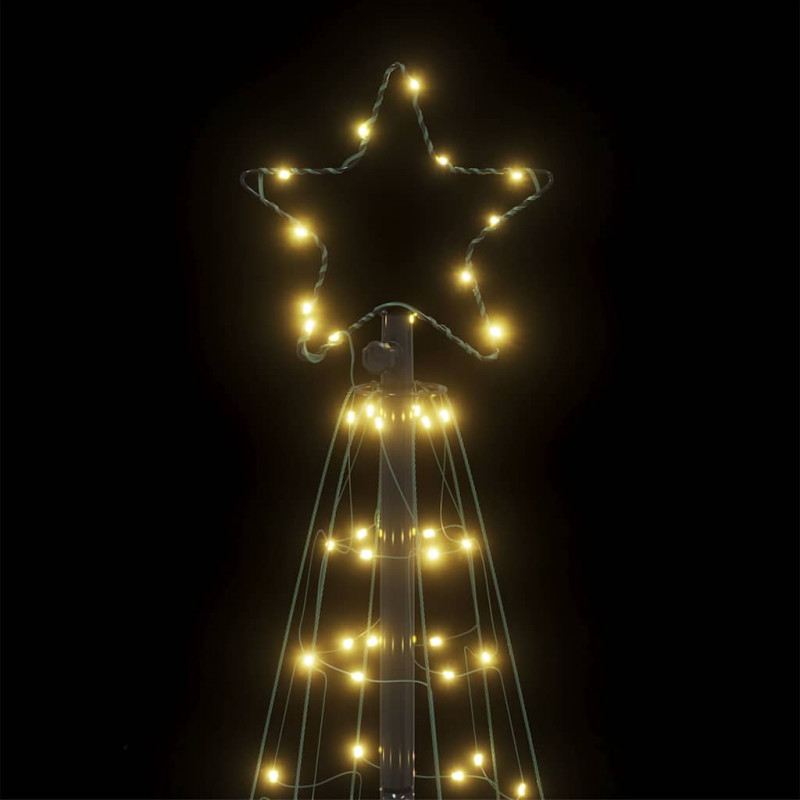 Stożkowa choinka z lampek, 200 ciepłych białych LED, 182 cm