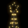 Stożkowa choinka z lampek, 200 ciepłych białych LED, 182 cm