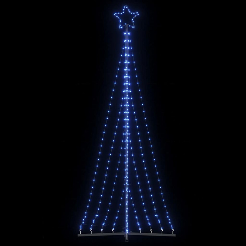 Lampki choinkowe, 447 niebieskich LED, 249 cm