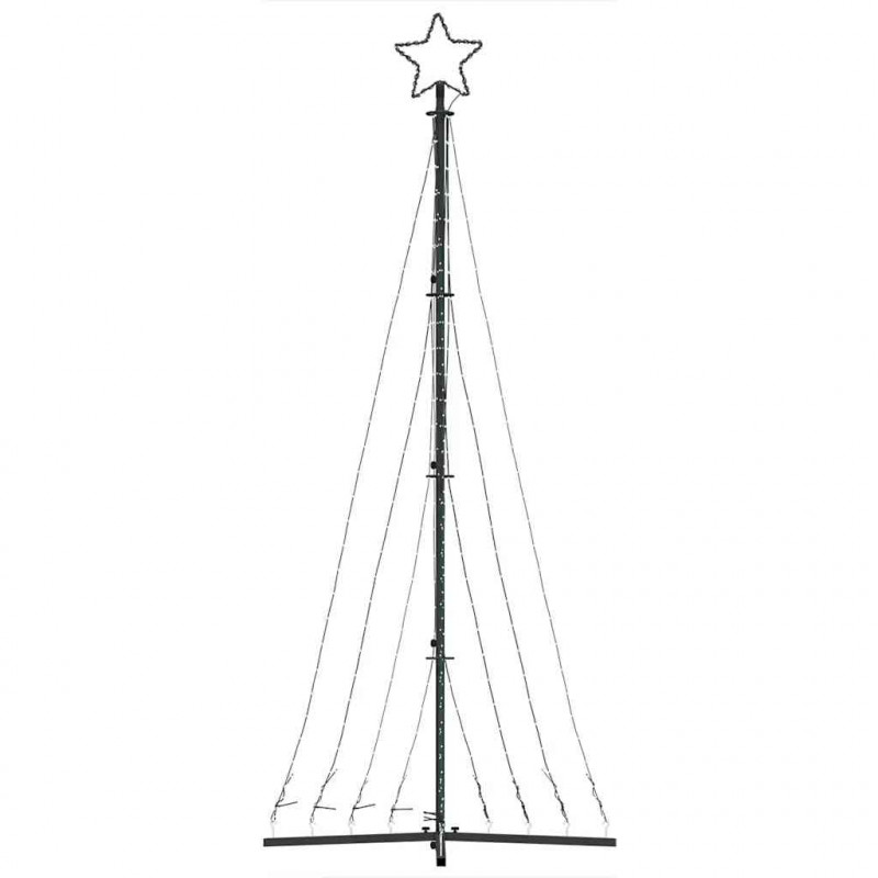 Lampki choinkowe, 447 niebieskich LED, 249 cm