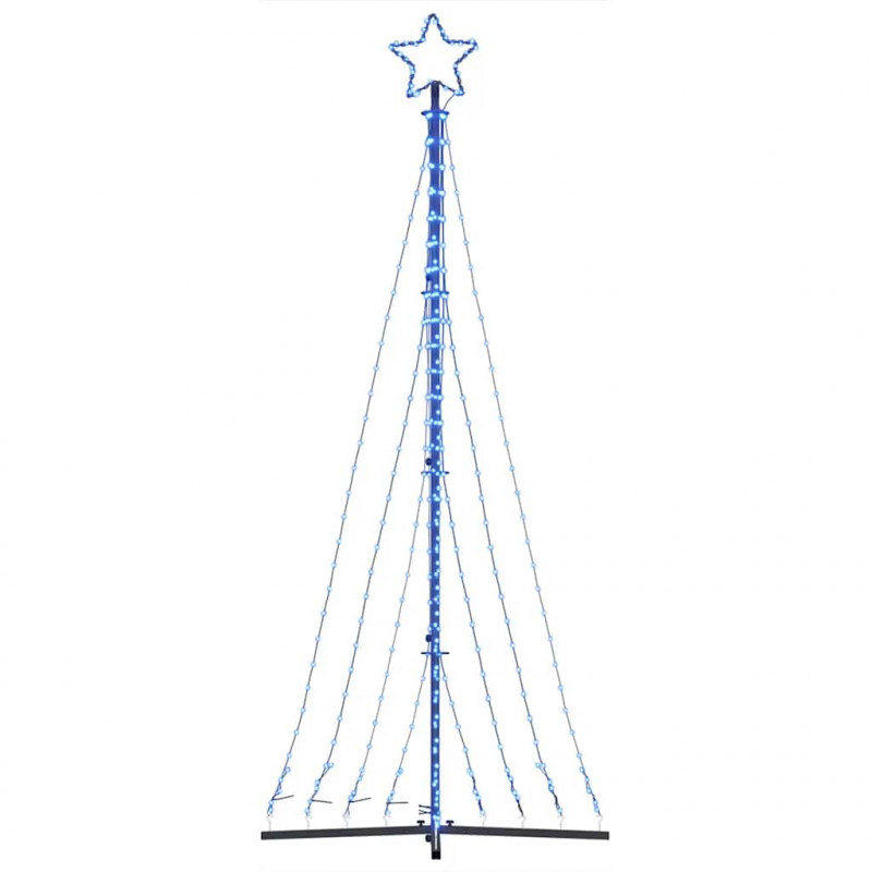 Lampki choinkowe, 447 niebieskich LED, 249 cm