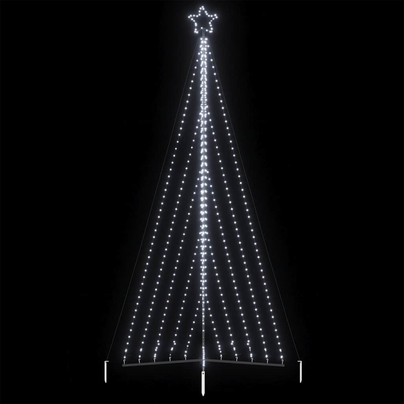 Lampki choinkowe, 570 zimnych białych LED, 399 cm
