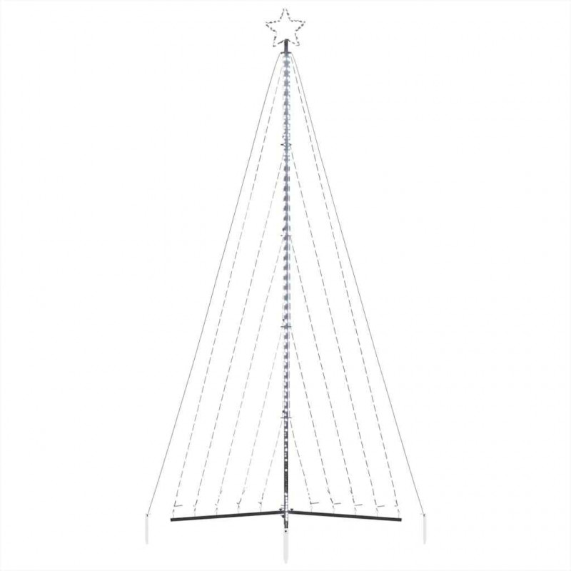Lampki choinkowe, 570 zimnych białych LED, 399 cm