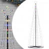 Stożkowa choinka z lampek, 550 kolorowych LED, 304 cm