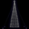 Stożkowa choinka z lampek, 1534 zimnych białych LED, 503 cm