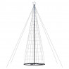 Stożkowa choinka z lampek, 1534 zimnych białych LED, 503 cm