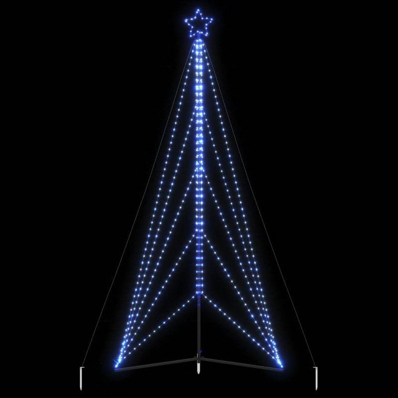 Lampki choinkowe, 615 niebieskich LED, 404,5 cm