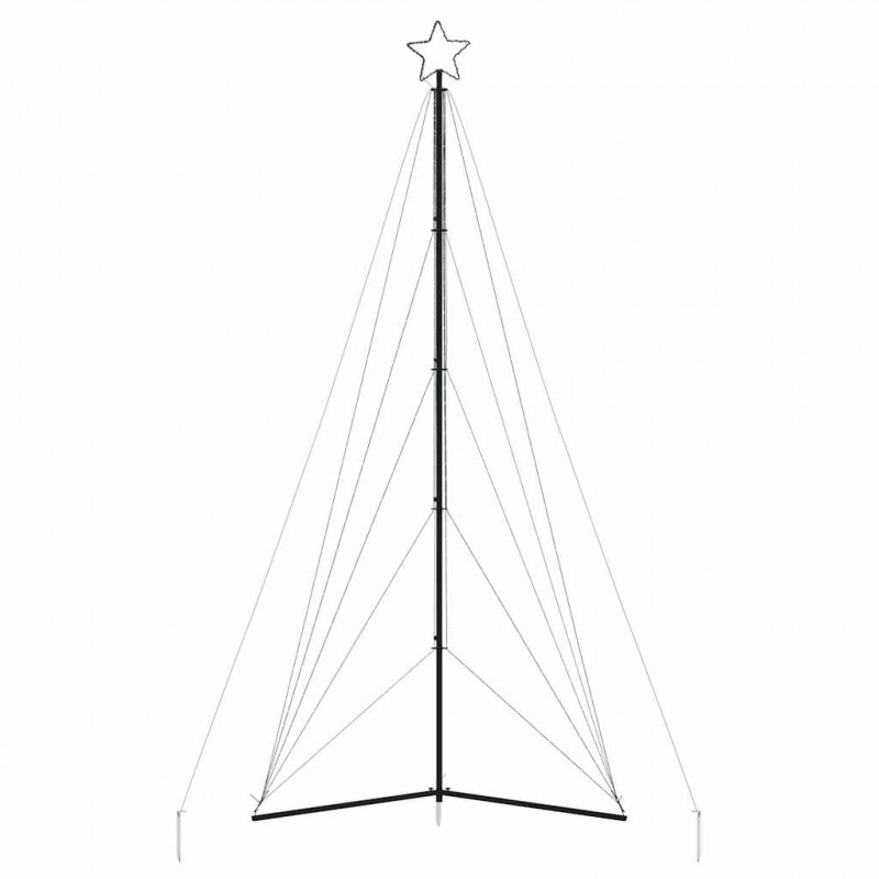Lampki choinkowe, 615 niebieskich LED, 404,5 cm