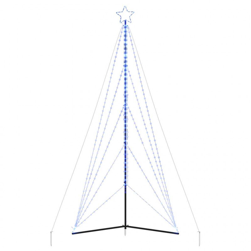 Lampki choinkowe, 615 niebieskich LED, 404,5 cm