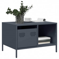 Stolik kawowy antracyt 68,5x50x43,5 cm stal walcowana na zimno