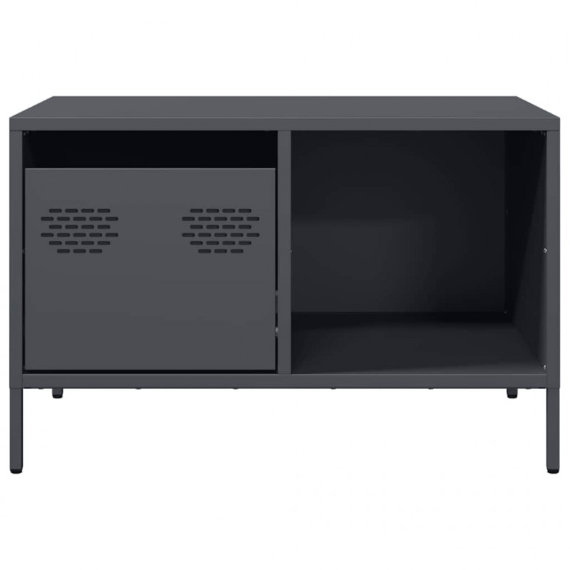 Stolik kawowy antracyt 68,5x50x43,5 cm stal walcowana na zimno